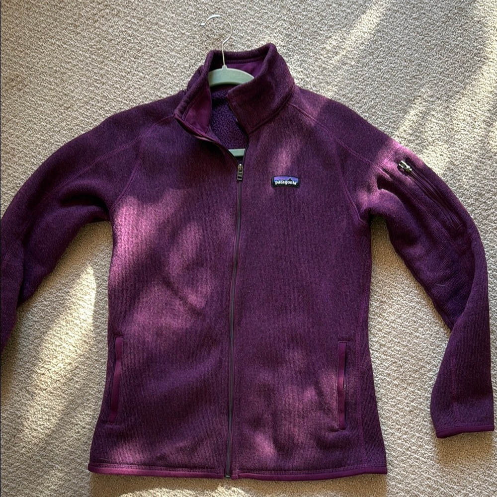 Patagonia Women's Full-Zip Fleece Jacket in Plum